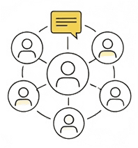 + de 72 horas de mentoria de carreira com pessoas colaboradoras voluntárias da Embracon